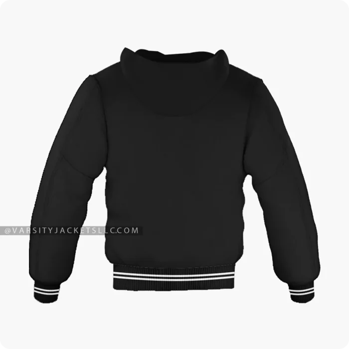 Black Kids Varsity Jacket Hoodie Back