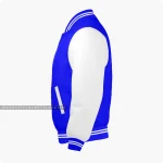 Blue And White Varsity Jacket Left Side