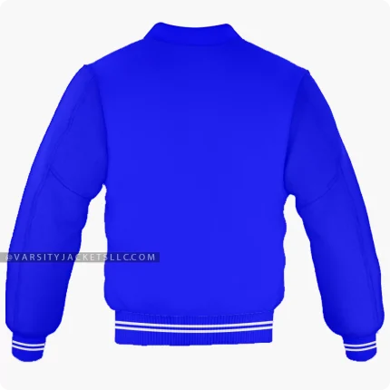 Blue Varsity Jacket, Byron Collar Back