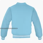Light Blue Varsity Jacket, Byron Collar