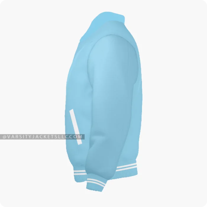 Light Blue Varsity Jacket, Byron Collar