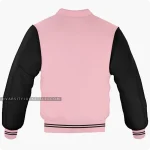 Pink And Black Varsity Jacket, Byron Collar