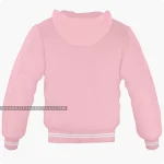 Pink Varsity Jacket Hoodie