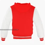 Red And Off White Varsity Jacket, Hoodie