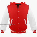 Red And White Varsity Jacket, Hoodie