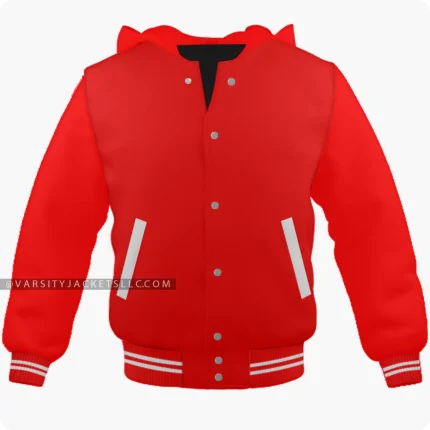 Red Varsity Jacket, Hoodie