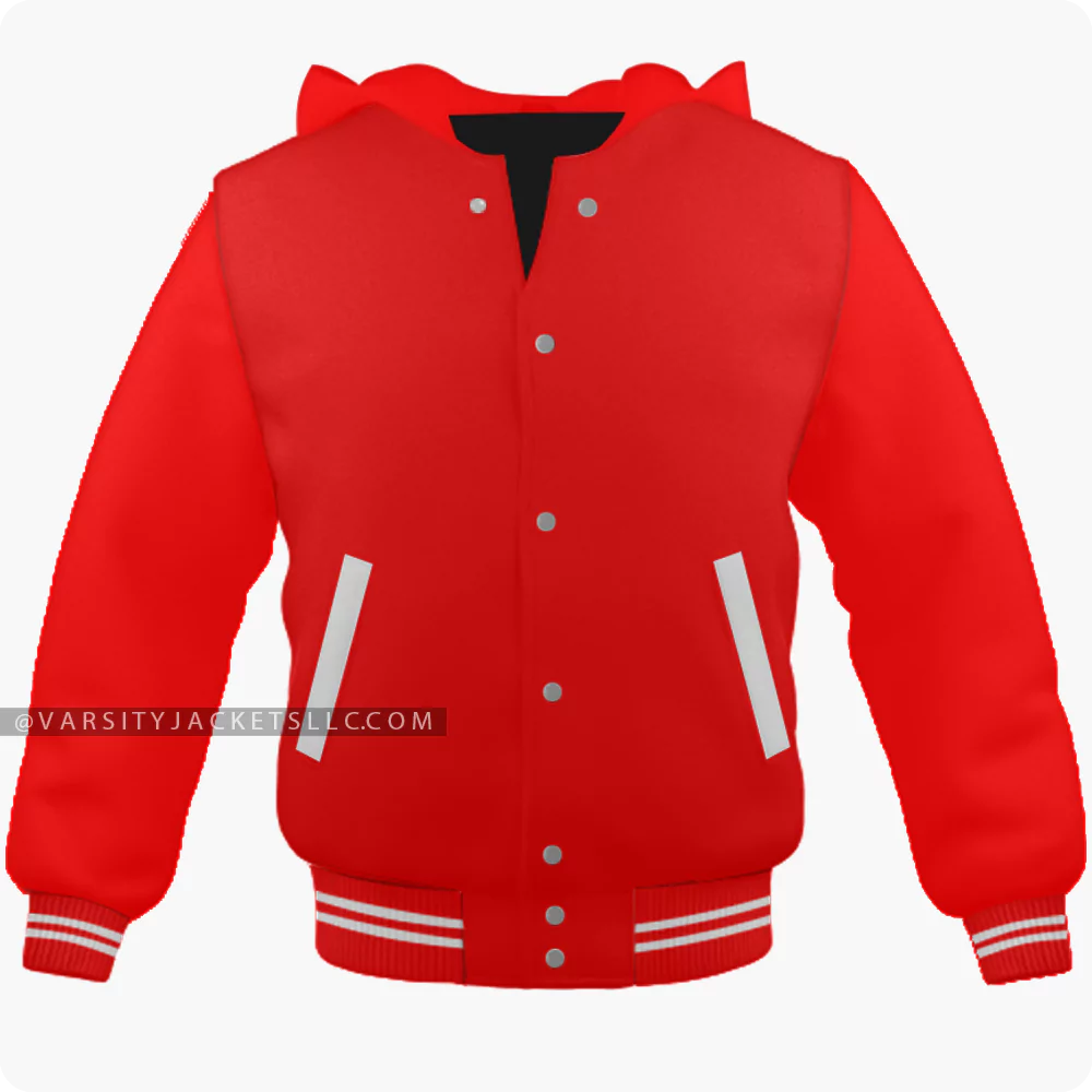 Red Varsity Jacket, Hoodie