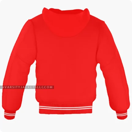 Red Varsity Jacket, Hoodie